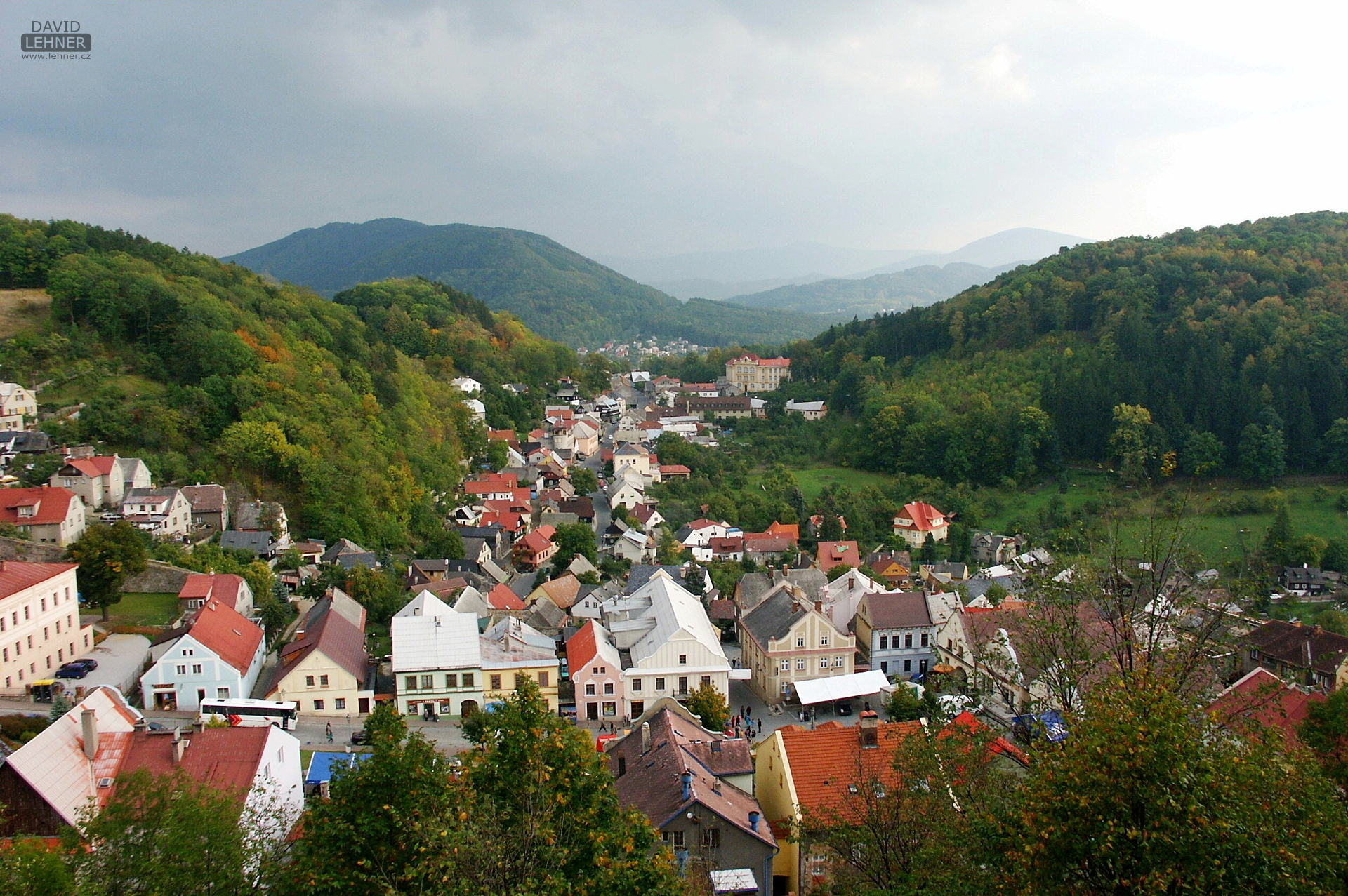 Town in valley