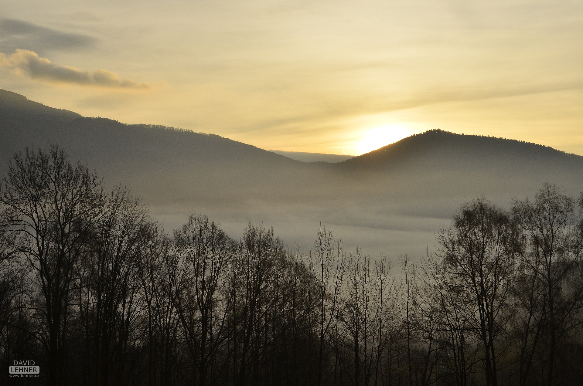 Misty mountains