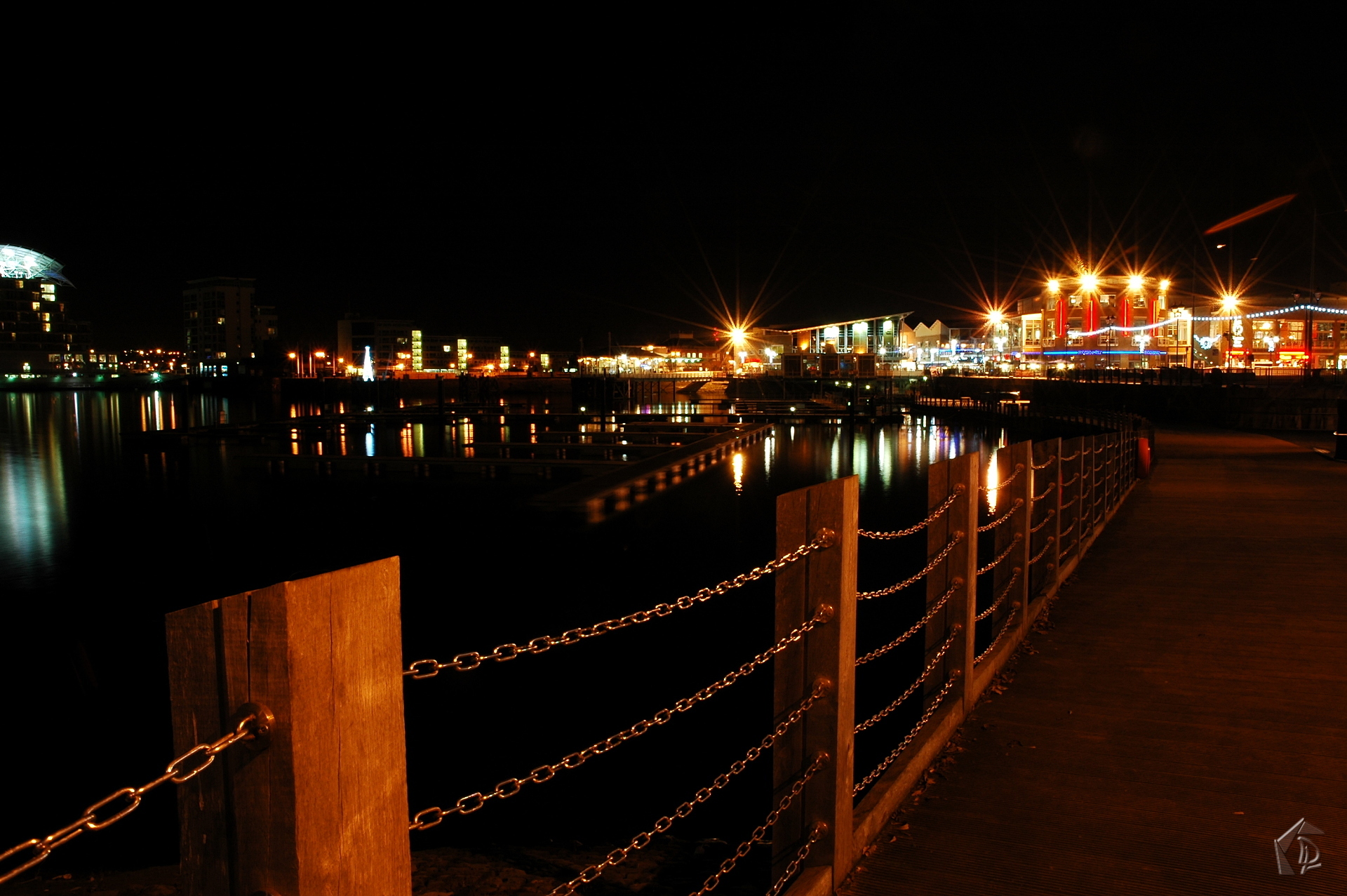Night in Cardiff