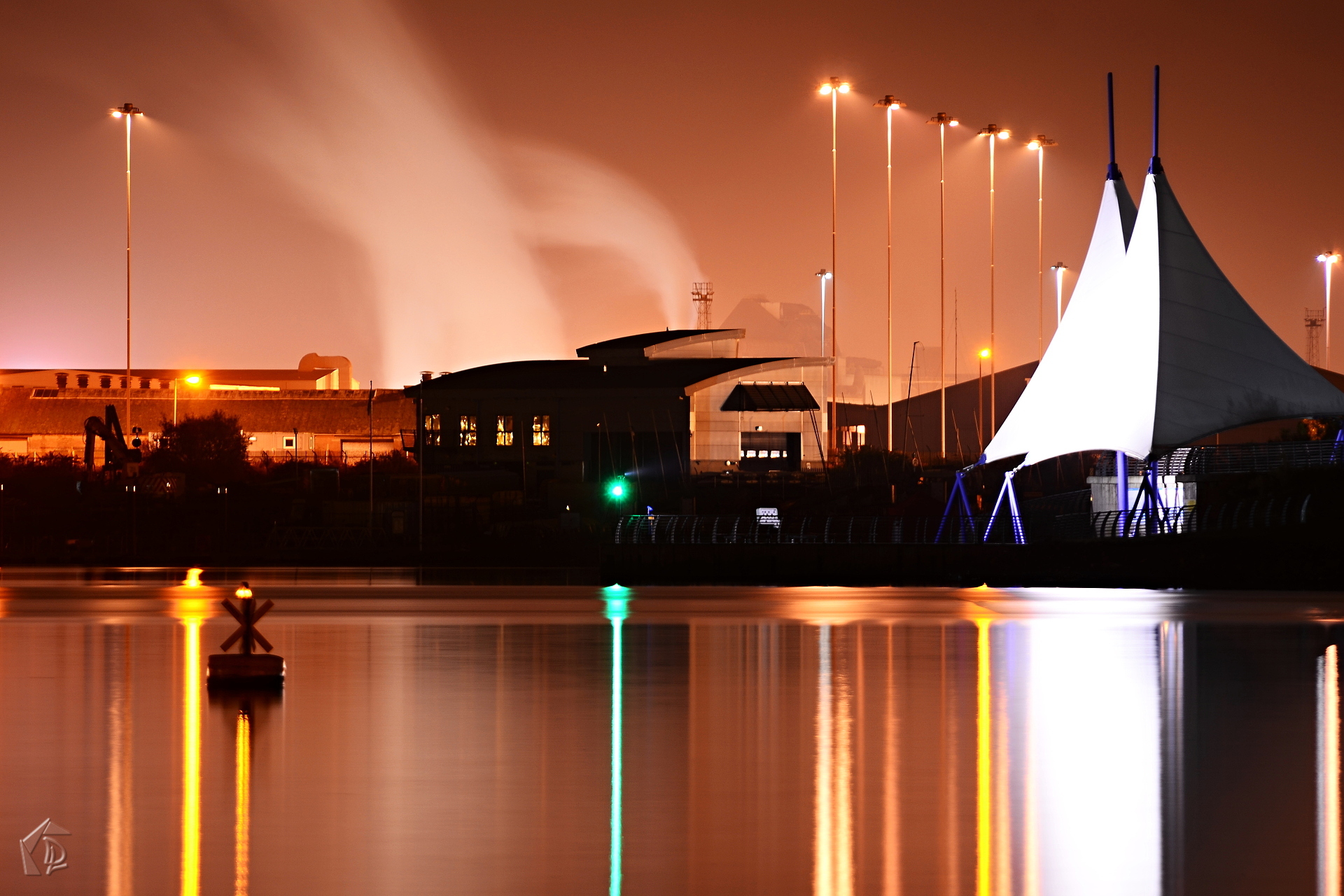 Night in Cardiff