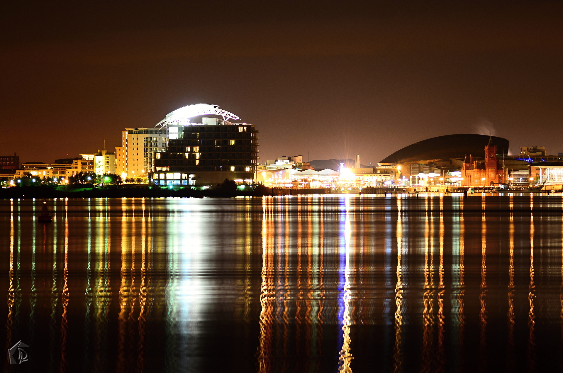Night in Cardiff