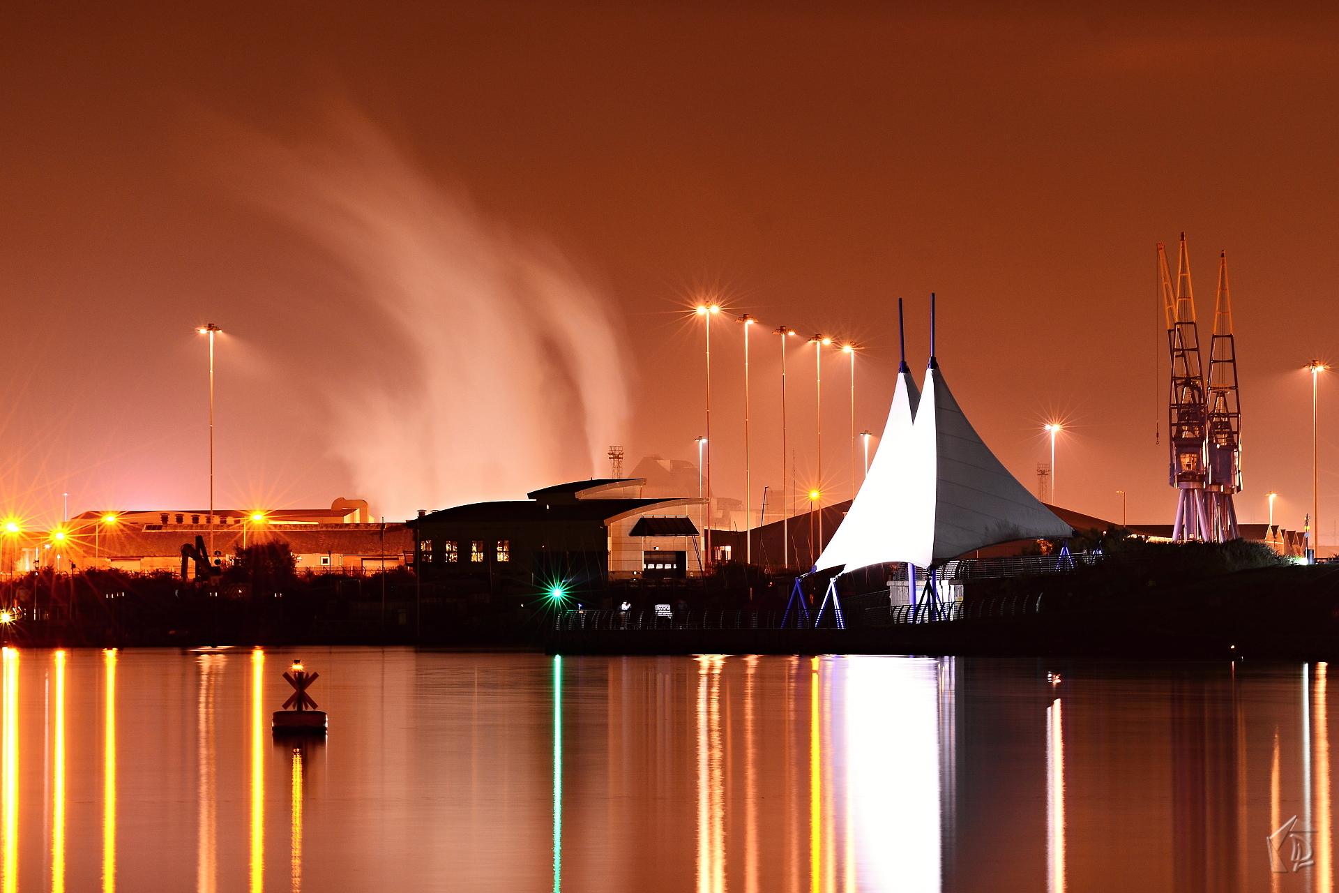 Night in Cardiff